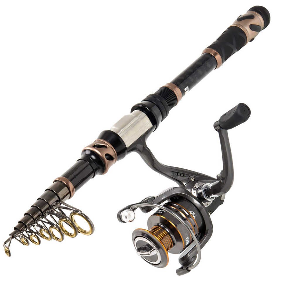 High quality carbon fiber telescopic fishing rod