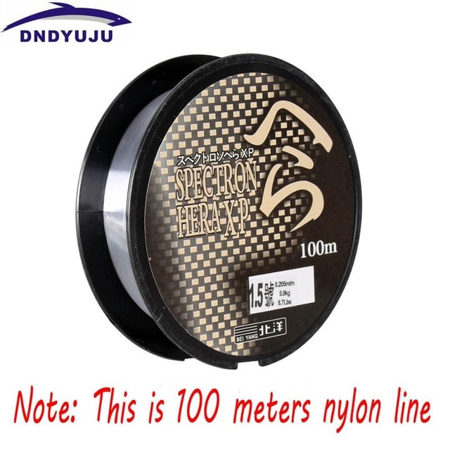 100M 500M Nylon Fishing Line Super Strong Monofilament Quality Japanese Material Saltwater Carp Fishing